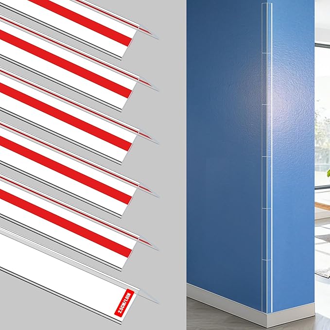 Clear Corner Protectors – Self-Adhesive Baby Proofing Safety Bumpers for Walls, Furniture, Cabinets & Desks – Freely Spliced to Meet Your Needs(6PCS, 2.5x40.6cm/1.0x16in)