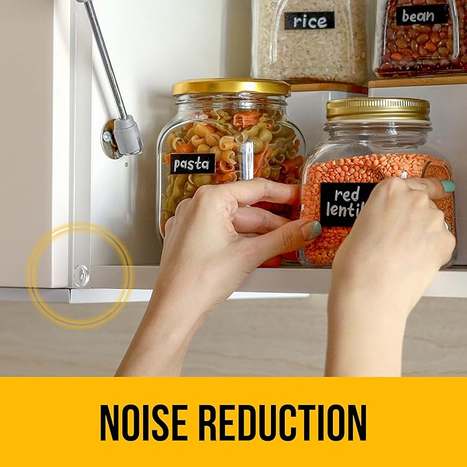 128 Clear Silicone Bumper Pads – Self-Adhesive Sound Dampening Stops with Flat Dome Shape Design for Cabinet Doors, Drawers, Cupboards, Glass Surfaces, Picture Frames – Vellax
