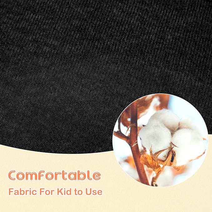 Riakrum 6 Pieces Baby Car Seat Strap Covers Soft Belt Pads Cover for Kids Car Seat Straps Shoulder Pads Infant Stroller Strap Covers Safety Belt Cushion for Boy and Girl(Black)