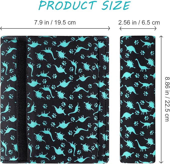 Accmor Car Seat Straps Shoulder Pads for Baby Kids,Soft Seat Belt Covers for Children, Car Seat Strap Covers for Girls Boys
