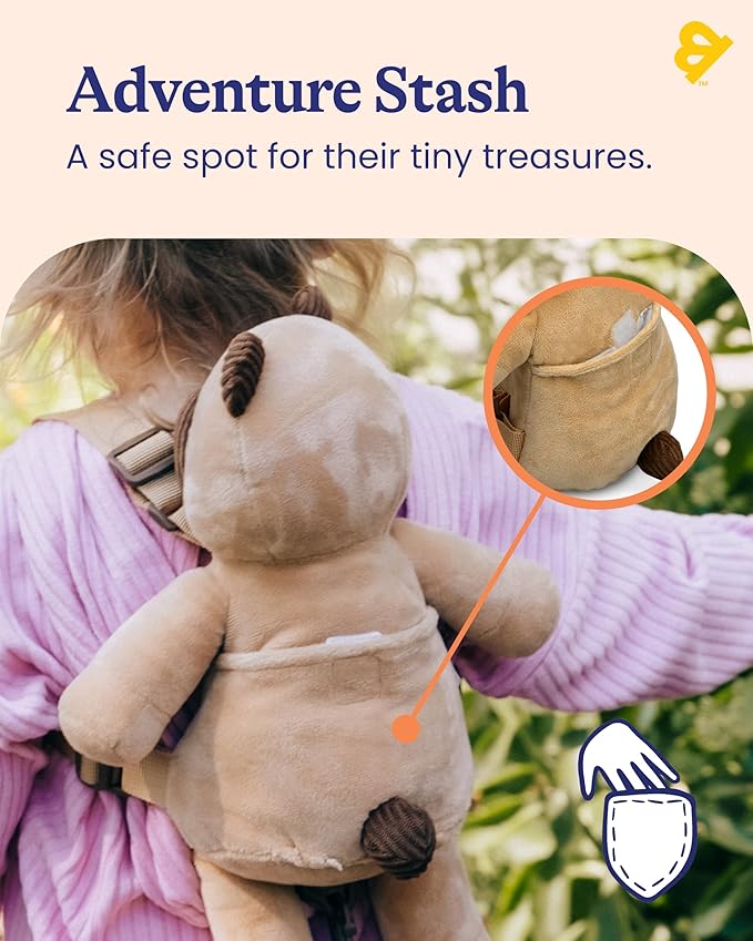 GoldBug Toddler Safety Harness & Leash - Bear