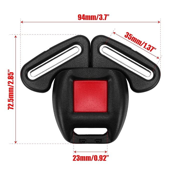 Stroller and Car Seat Replacement Crotch Buckle 3-Point Clip Kit fit for The First Years Products of Baby Toddler Chair/Car Seat – Harness Connector Only, No Straps Included