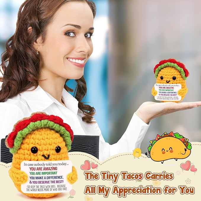 Appreciation Gifts for Boss Coworker Teacher Employee Staff Leader Lady Difference Maker Retirement Going Away Farewell Gift Thank You Birthday Bosses Day Gifts for Coworker Women Men Handmade Taco