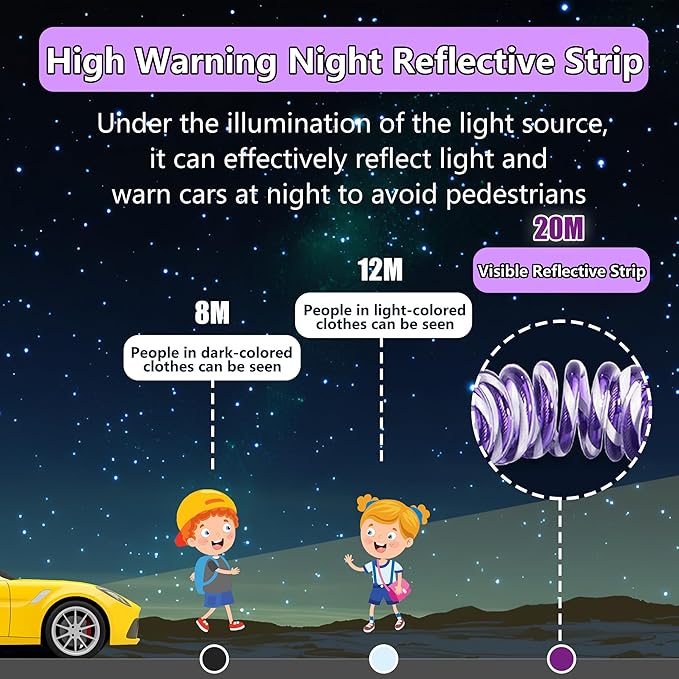 Anti Lost Wrist Link,Toddler Harness Walking Leash with Induction Lock,Reflective Child Wrist Leashes for Baby,6.56ft Kids Leash for Supermarket Mall Airport Amusement Park Zoo Travel（Purple）