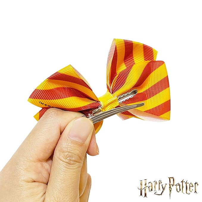 Harry Potter Hair Bows - Hair Accessories Gift Set - 7 Pcs 4 Inch Bundle - Hair Bows for Girls - Different character on each clip - Alligator Clip - Ages 3 +