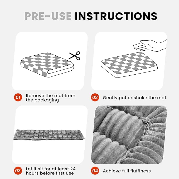 Backseat Dog Bed Mat for Car, Non-Slip Dog Bed for Car Back Seat, Soft & Cozy Dogs Blanket, Washable Travel Pet Mat Seat Protector for Cars, SUVs, Trucks