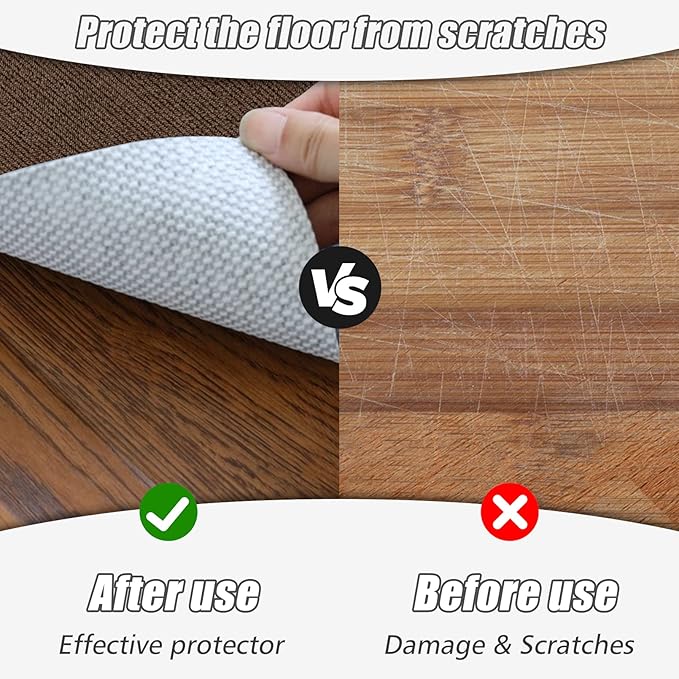 Sycoodeal Office Chair Mat for Hardwood Floor,Office Computer Gaming Chair Mat for Tile Floor,Large Floor Protector Rug,Anti-Slip,Easy to Clean,Coffee(40"x55")