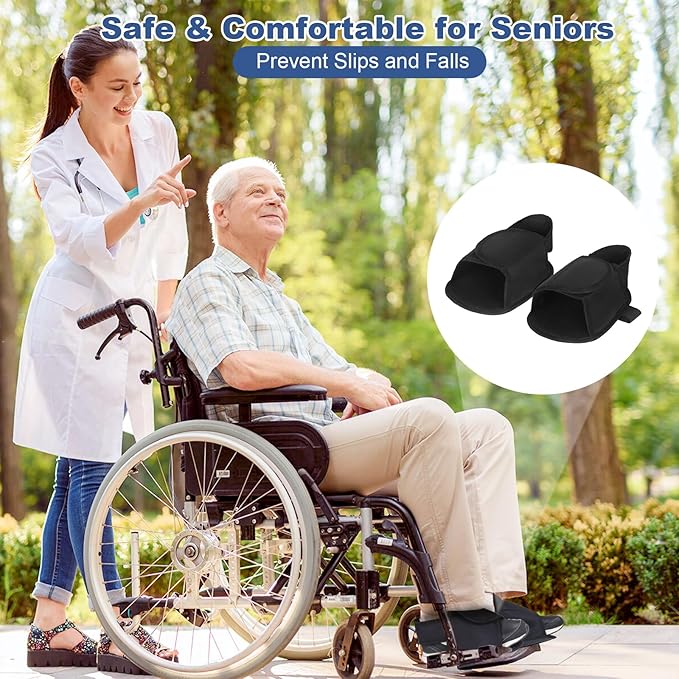 Adjustable Wheelchair Foot Straps for Leg Supports: Durable, Easy to Install, Secure Restraints for Seniors, Disabled, and Post-Surgery Patients,Perfect Foot & Leg Rests