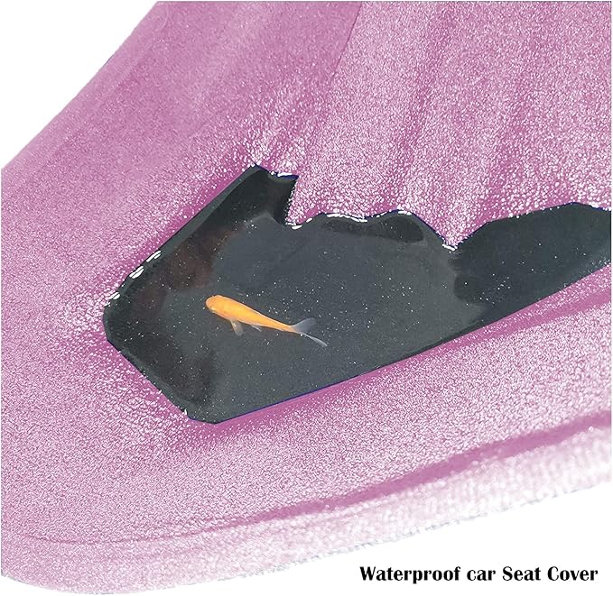 LoyaGour Car Seat Cover Protector Front Seats,for Gym Workout,Running,Swimming,Beach and Hiking,Waterproof Sweat Towel Bucket Seat Covers for Cars SUV Trucks (Pink, 2Pcs)