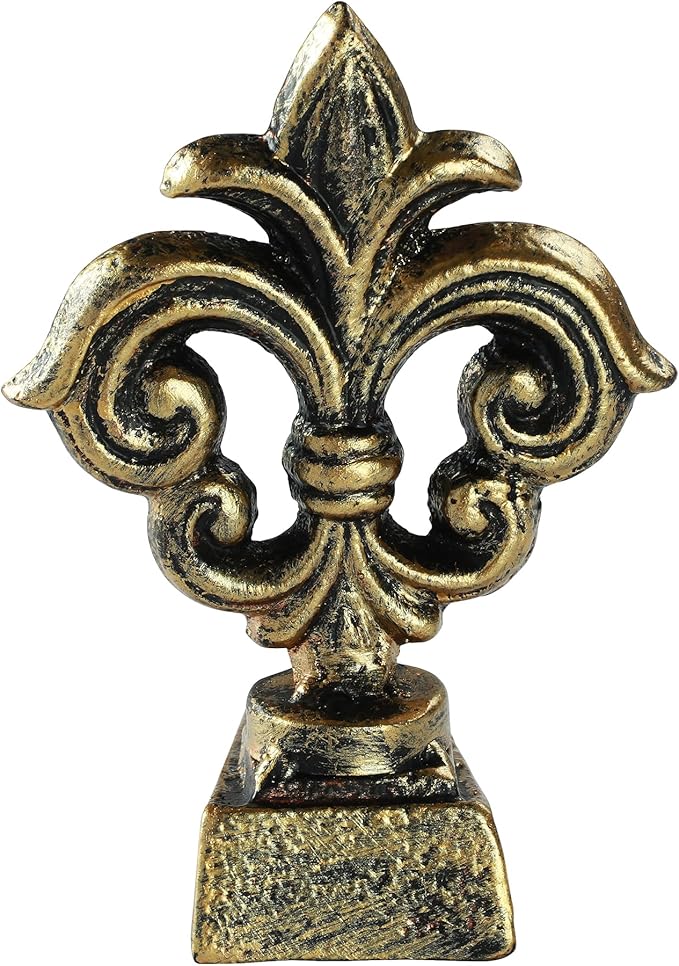 Door Stoppers for Bottom of Door Cast Iron Decorative Door Stop Wedge Doorstops (Antique Gold)