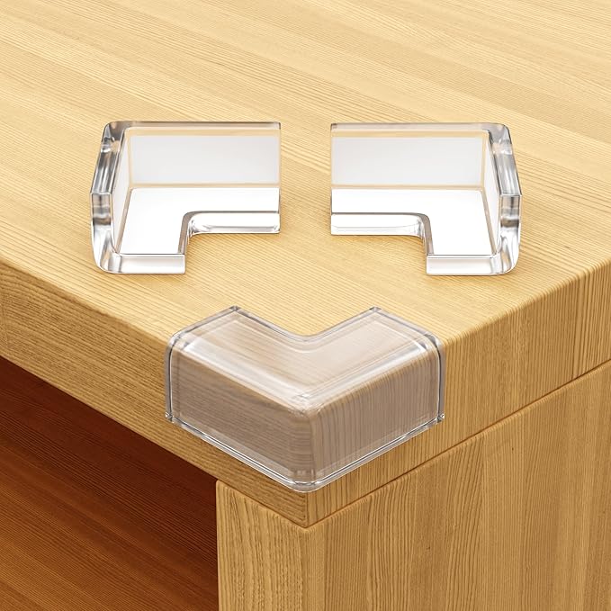 12-Pack Corner Protector Baby to Baby Proof Corners and Edges, Clear
