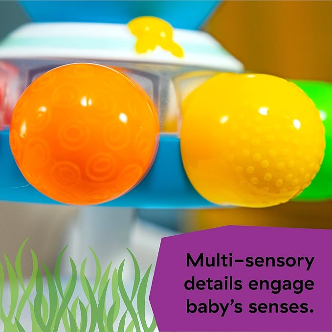 Baby Einstein Ocean Explorers Opus Spin & Sea Suction Toy for Highchair, Lights & Vibrant Colors, Ages 3 Months and up