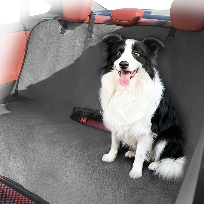 TESFEEL Terry Cloth Car Seat Cover - Waterproof Sweat Proof Towel Seat Protector, Washable Absorbent Seat Towel for Gym/Beach/After Workout, Reusable Part Seat Drape for Cars/Trucks Auto Accessories