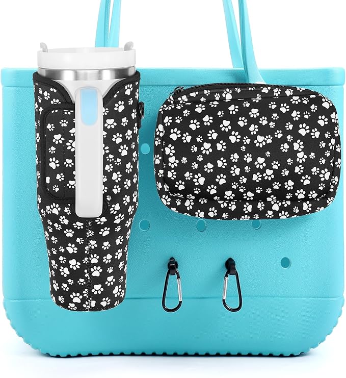 4PCS Organizer Holder for Bogg Bag, Accessories for Bogg Bags, Phone & Cup Holder compatible with Bogg Bag Original, Bag is not included
