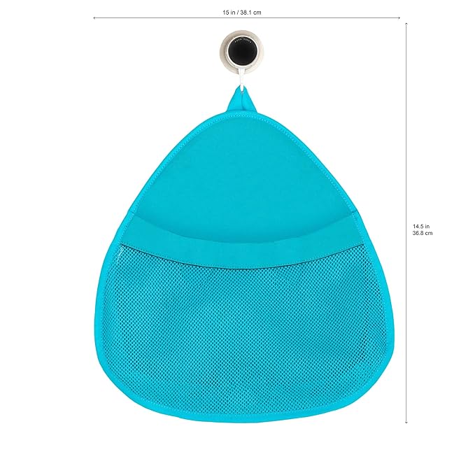 3 Sprouts Hanging Bath Toy Holder for Bathtub - Storage Caddy with Baby Organizer - Shower & Bath Tub Toy Storage Basket, Walrus
