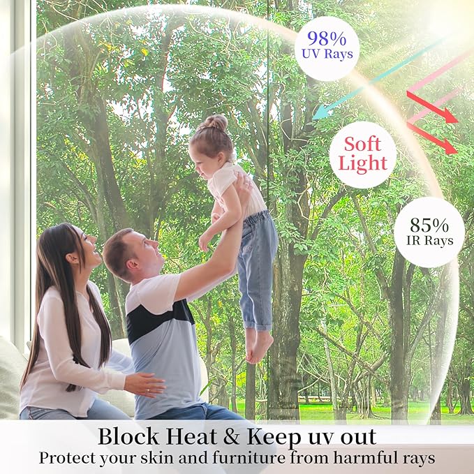 Niviy One Way Window Privacy Film with Installation Tools, Mirror Film Daytime Privacy Heat UV Blocking Glass Tinting for Office 29.5 x 78.7 Inches, Silver