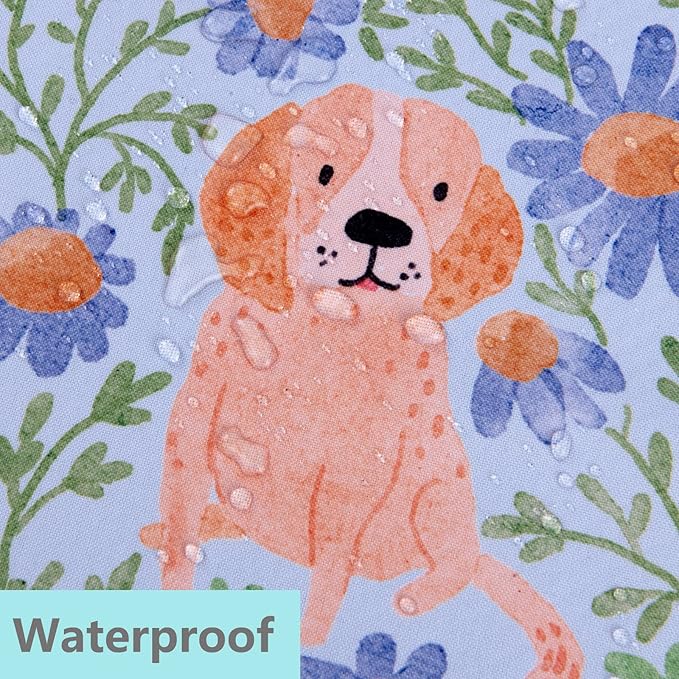 Splat Mat for Under High Chair/Arts/Crafts, Waterproof and Anti-Slip Splash Mat Floor Protector, Washable Highchair Floor Mat, 51 Inch Reusable Messy Mat and Baby Feeding Table Cloth