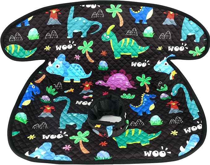 COOLBEBE Infant Car Seat Protector for Potty Training, Dry Waterproof Car Seat Liner Toilet Training for Baby Infant Toddler, Piddle Pads Cover Pad for Strollers & Carseat (Dinosaur)