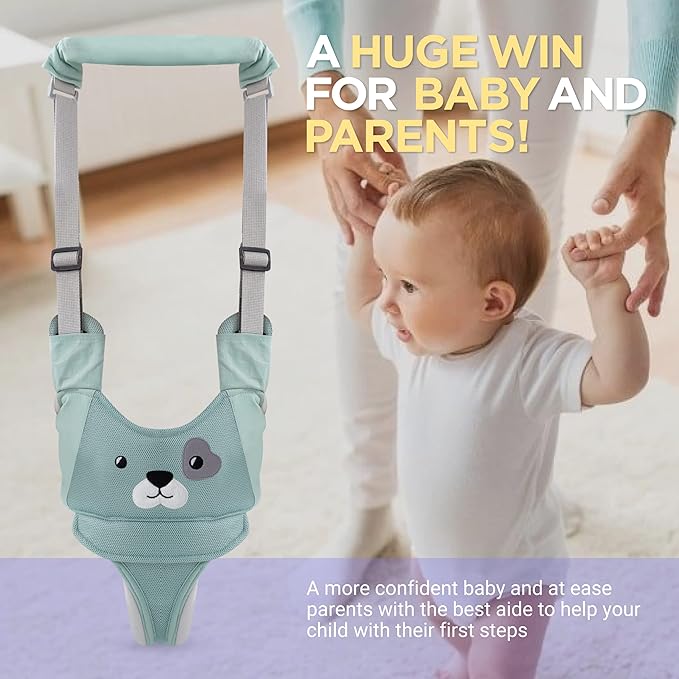 Watolt Baby Walking Harness - Handheld Kids Walker Helper - Toddler Infant Walker Harness Assistant Belt - Child Baby Walk Learning Help Support Assist Trainer Tool - for 7-24 Month Old