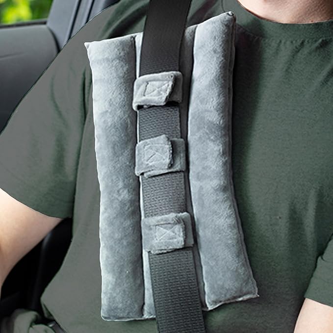 MOYOAMA Seat Belt Pillow Post Surgery- Seatbelt Pillows for Post-Surgery, Chemo Port Pillow for Seat Belt, Port Pillows for Chemo Patients Seatbelt, Seatbelt Cushion for Heart Surgery Recovery Gifts