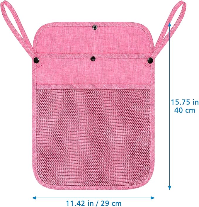 Accmor Universal Stroller Organizer, Mesh Bag Fits for Uppababy, Nuna, Britax, Doona Strollers, Non-Slip Adjustable Stroller Mesh Cargo Net Storage Caddy Accessories