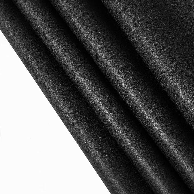 Finnez Blackout Window Privacy Film 100% Light Blocking UV Protection, Removable Static Cling Non-Adhesive Frosted Window Tint for Home Nursery Office Rental Elderly Pet Family