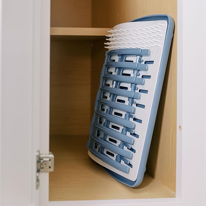 Dr. Brown's Folding Baby Bottle Drying Rack for Easy Storage - Dry Nipples, Pacifiers and Other Baby Essentials, BPA Free