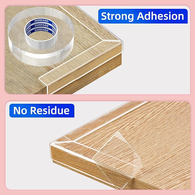 Clear Soft Corner Protectors for Furniture Strip,1.2in（W x9.84FT (L),Sharp Edge & Table Bumper,Window Edge,Wall Protector, Soft Corner Guards Safe for Proof,Table Corner Protectors in Family