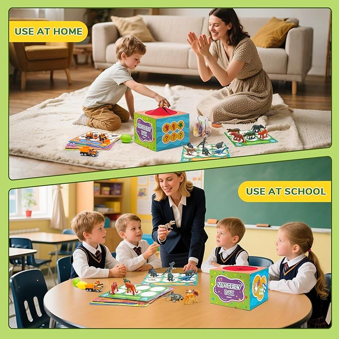 JoyCat Sorting Toys for Toddlers – Sensory Play Box with 48 Sorting Objects, Montessori Preschool Learning Toy to Support Early Cognitive & Speech Development for Ages 2–5