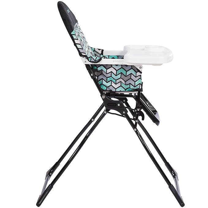 Cosco Kids Highchair for Baby, Simple Foldable High Chair, Convenient, Lightweight, and Compact Design, Spritz