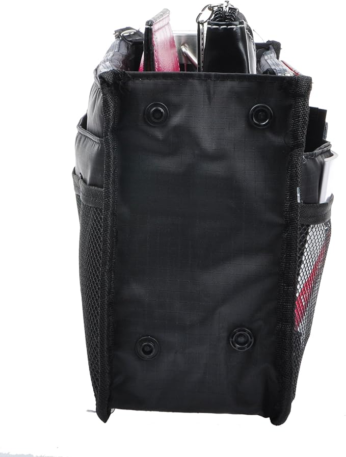 Vercord Updated Purse Handbag Organizer Insert Liner Bag in Bag 13 Pockets Black Large
