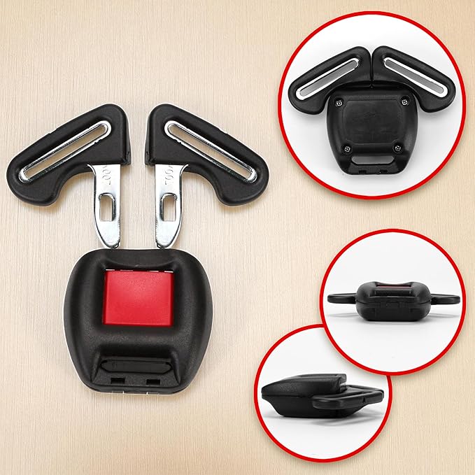 Stroller and Car Seat Replacement Crotch Buckle 3-Point Clip Kit fit for The First Years Products of Baby Toddler Chair/Car Seat – Harness Connector Only, No Straps Included