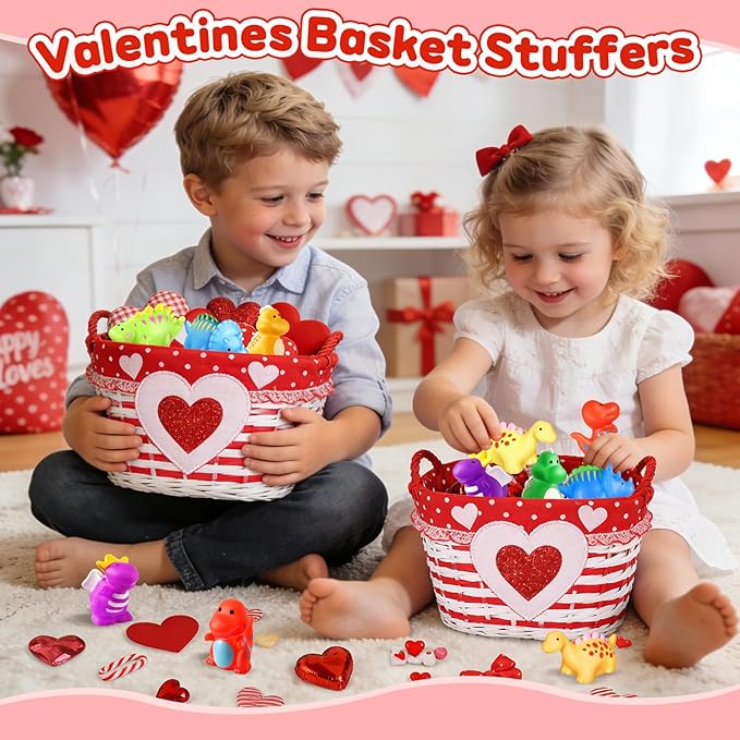 Color Changing No Hole Toddler Bath Toys for Kids Ages 1-3 4-8, Dinosaur Bath Toys Toddlers 2-4, Dinosaur Toys, Valentines Gifts Birthday Valentines Basket Stuffers Bathtub Water Toys with Drying Bag