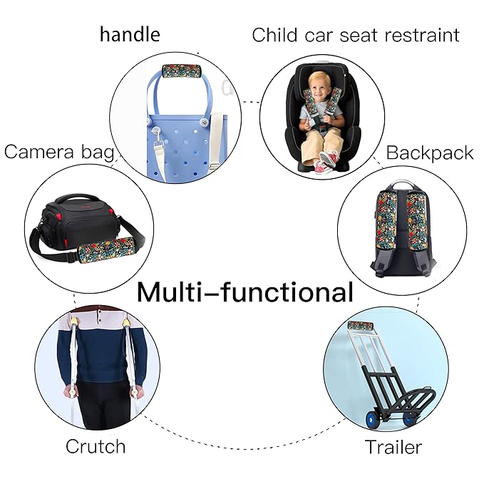 Seat Straps Shoulder Pads for Kids - Seat Belt Cover Pad, Perfect for Car Booster Seats, Strollers, High Chair, Backpacks, and More, Unicorn