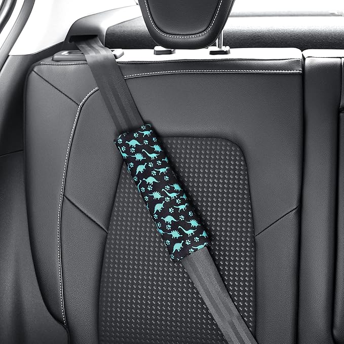 Accmor Car Seat Straps Shoulder Pads for Baby Kids,Soft Seat Belt Covers for Children, Car Seat Strap Covers for Girls Boys