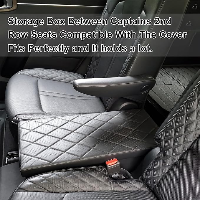 Car Seat Organizer Between the Seats for Kia Telluride 2025 2024 2023 2022 2021 2020, Backseat Box Console Organizer for Children's Toys, Baby Supplies, Snack Organiser, Travel Dual Storage