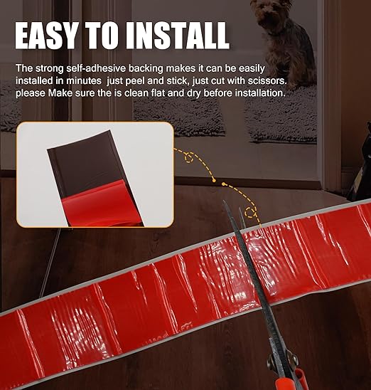 Bnell Floor Transition Strip Self Adhesive Vinyl Laminate Floor Cover Strip 3" Floor Flat Divider Strip for Joining Floor Gaps and Doorway Transitions (3.3Ft, Coffee)