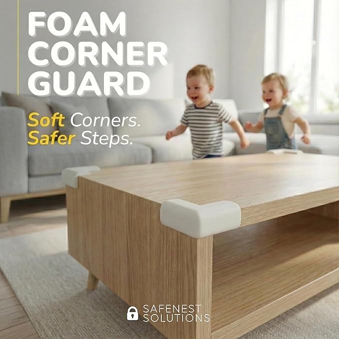 SafeNest All-in-One 30pc Child Safety Kit, Ultimate Bundle, No Drilling Easy Install, Home Baby Proofing Essentials, Corner Guards, Outlet Covers, Cabinet Locks, Door Stops