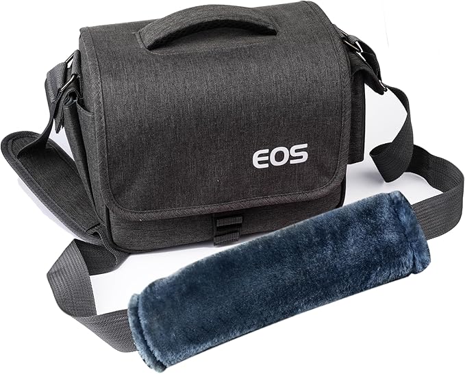MOONET 2 Packs Car Seatbelt Covers Shoulder Pad for More Comfortable Driving, Universal Seat Belt Cover for Handbag Camera Backpack Straps, Soft Faux Sheepskin Wool Seat Belt Cushion (Dark Blue Grey)