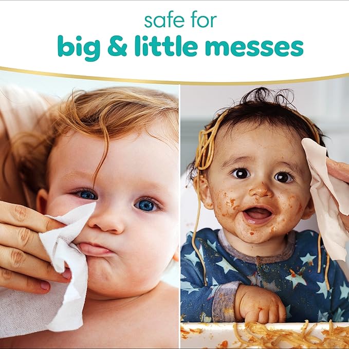 Pampers Sensitive Baby Wipes, Clinically Proven, Fragrance Free, Unscented, Water Based, Hypoallergenic, Multi-Use, Hand Wipes 1344 Wipes Total (24X Flip-Top Packs) [Packaging May Vary]