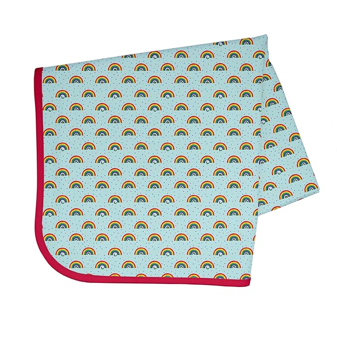 BapronBaby Eric Carle Rainbow Caterpillar Splash Mat - Waterproof Catch-All for Under High Chairs, Floors, Tables, Playtime or Arts & Crafts - Machine Washable - 45" x 45”