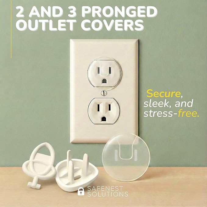 SafeNest All-in-One 30pc Child Safety Kit, Ultimate Bundle, No Drilling Easy Install, Home Baby Proofing Essentials, Corner Guards, Outlet Covers, Cabinet Locks, Door Stops