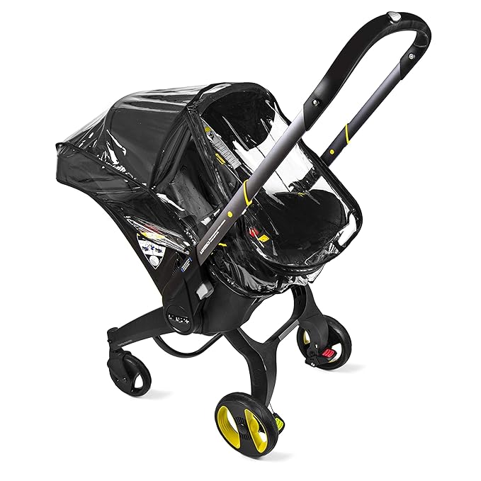Baby & Beyond's, Premium Rain Cover, Compatible with Doona Infant Car Seat Stroller (Regular)