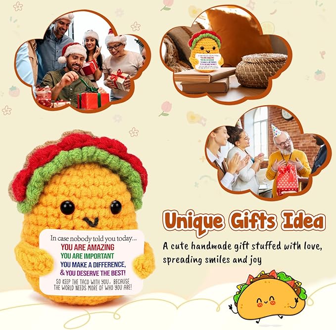 Appreciation Gifts for Boss Coworker Teacher Employee Staff Leader Lady Difference Maker Retirement Going Away Farewell Gift Thank You Birthday Bosses Day Gifts for Coworker Women Men Handmade Taco