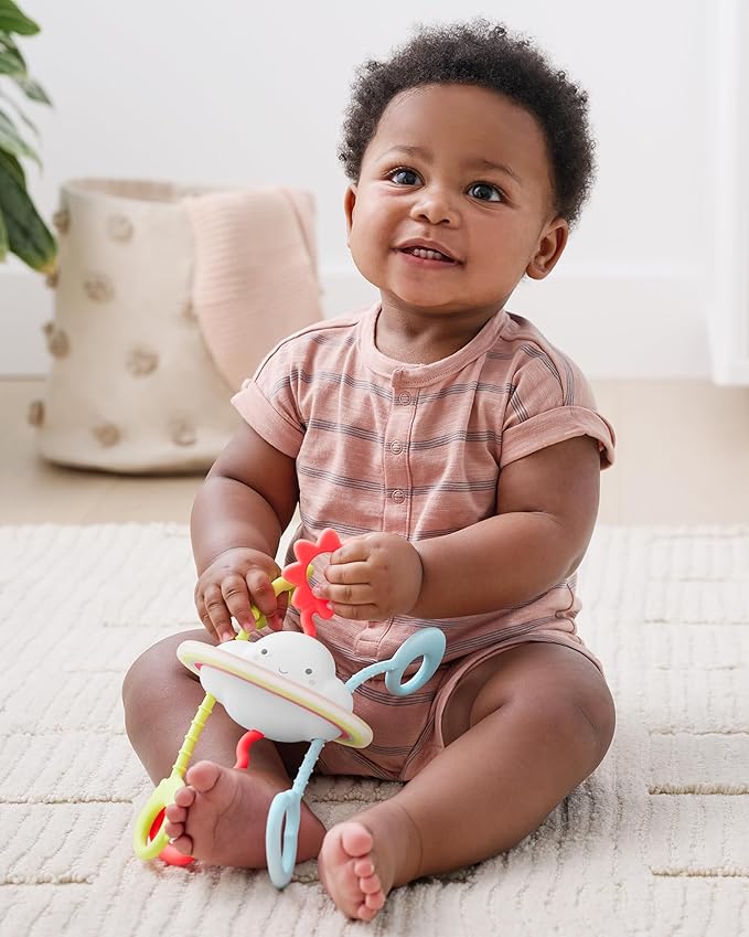 Skip Hop Baby Sensory Toy Pull & Play Silver Lining Cloud Age 6m+