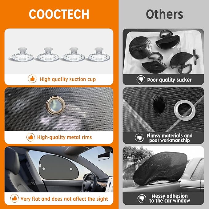 2025 New Upgrade Car Window Shades for Side Window 25"X15"(2 Pack),Car Window Shade for Baby Suction Cup,Sun Shade Side Window Can Blocks 99.98% UVR