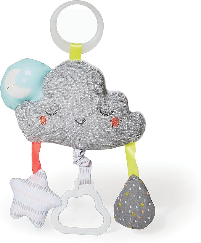 Skip Hop Baby Stroller Toy, Silver Lining Cloud Jitter, Cloud , 0.25 Pound