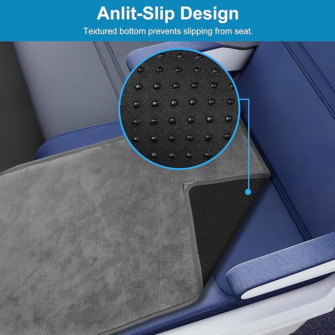 COZYBONDER Toddler Airplane Bed & Travel Essentials - Kids Airplane Seat Extender, Portable Plane Bed for Flights