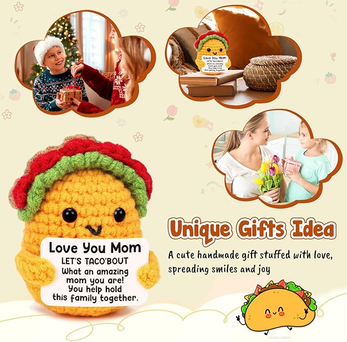 LuoHere Mothers Day Birthday Gifts for Mom from Daughter Son - Funny Mothers Day Card Love You Best Mom Ever Gift for Moms Decoration, New Mama Mother in Law Moms Christmas Stuff Small Present Ideas