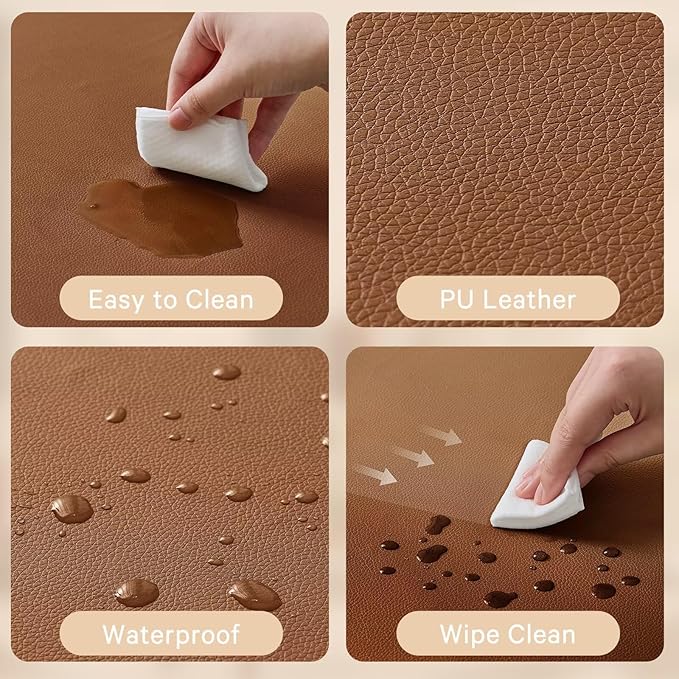 Waterproof Baby Play Mat for Floor 1.3"Thick Memory Foam 59 * 79 Cushion Playpen Playmat Tummy Time Nursery Rug Pad Mattress Create Soft & Safe Area for Infants,Toddler,Kids,Chestnut